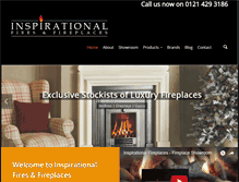 Tablet Screenshot of inspirationalfires.co.uk